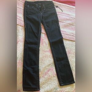 True Religion Women's Black Skinny Jeans